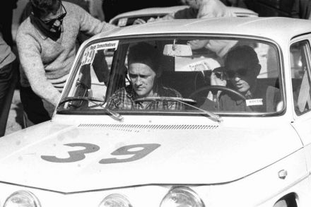 Longin Bielak i Andrzej Komorowski – Renault 8 Gordini.